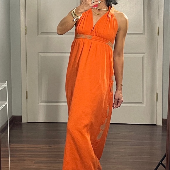 Pixie Dresses & Skirts - Pixie Long  Halter Summer Dress size M